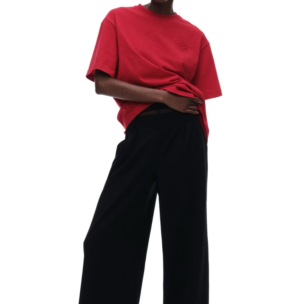 H&M x Magda Butrym Red Tshirt